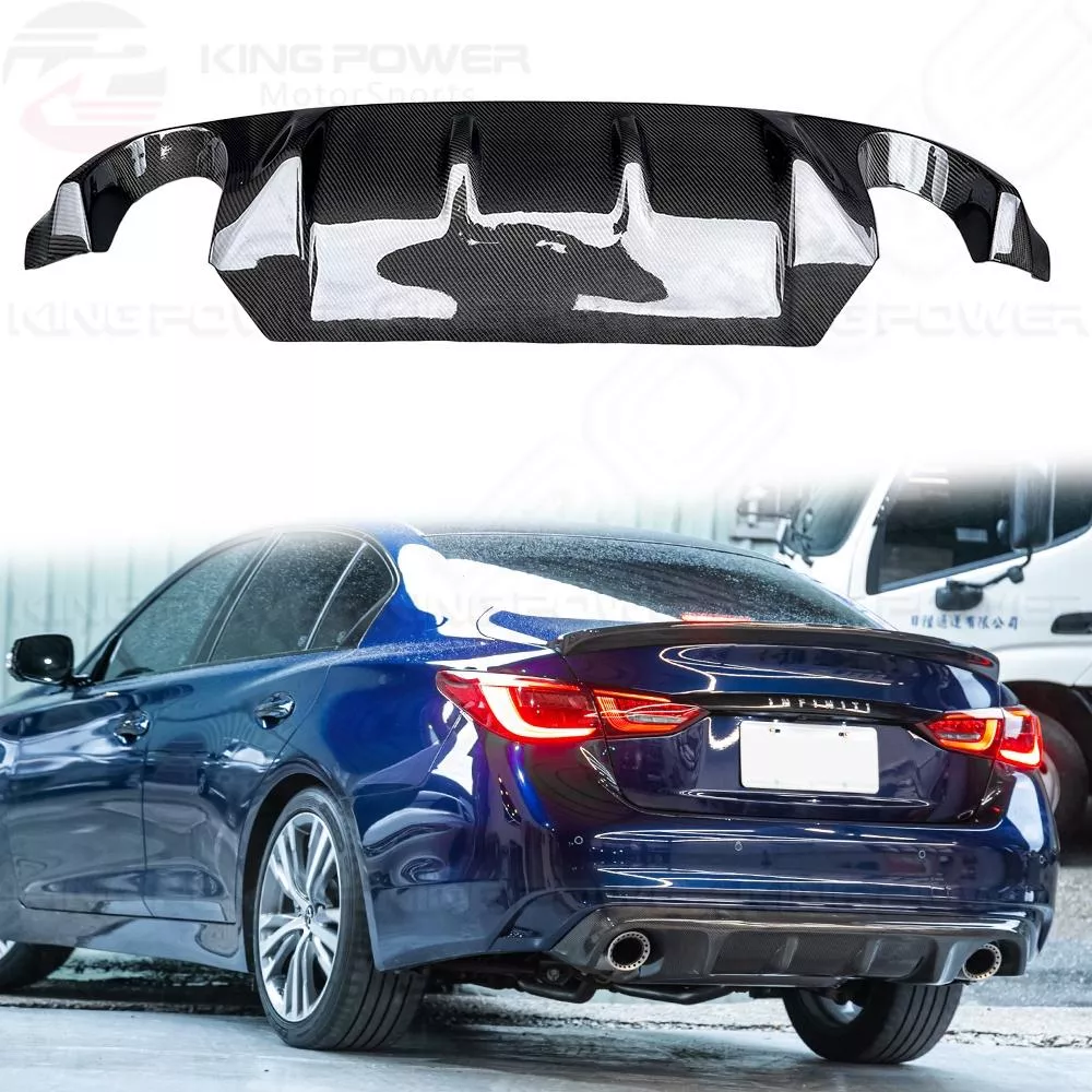KP擎利國際 INFINITI 21+小改款 Q50 300GT專用 碳纖維後下巴 下巴 後擾流 實體店面 預約安裝 KP擎利國際 INFINITI 21+小改款 Q50 300GT專用 碳纖維後下巴 下巴 後擾流 實體店面 預約安裝