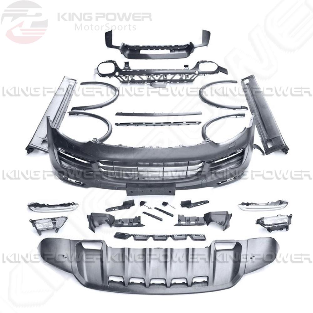 KP擎利國際 大包改裝 15-17 Porsche Cayenne 改GTS樣式 全車大包 專業對色烤漆安裝 實體店面