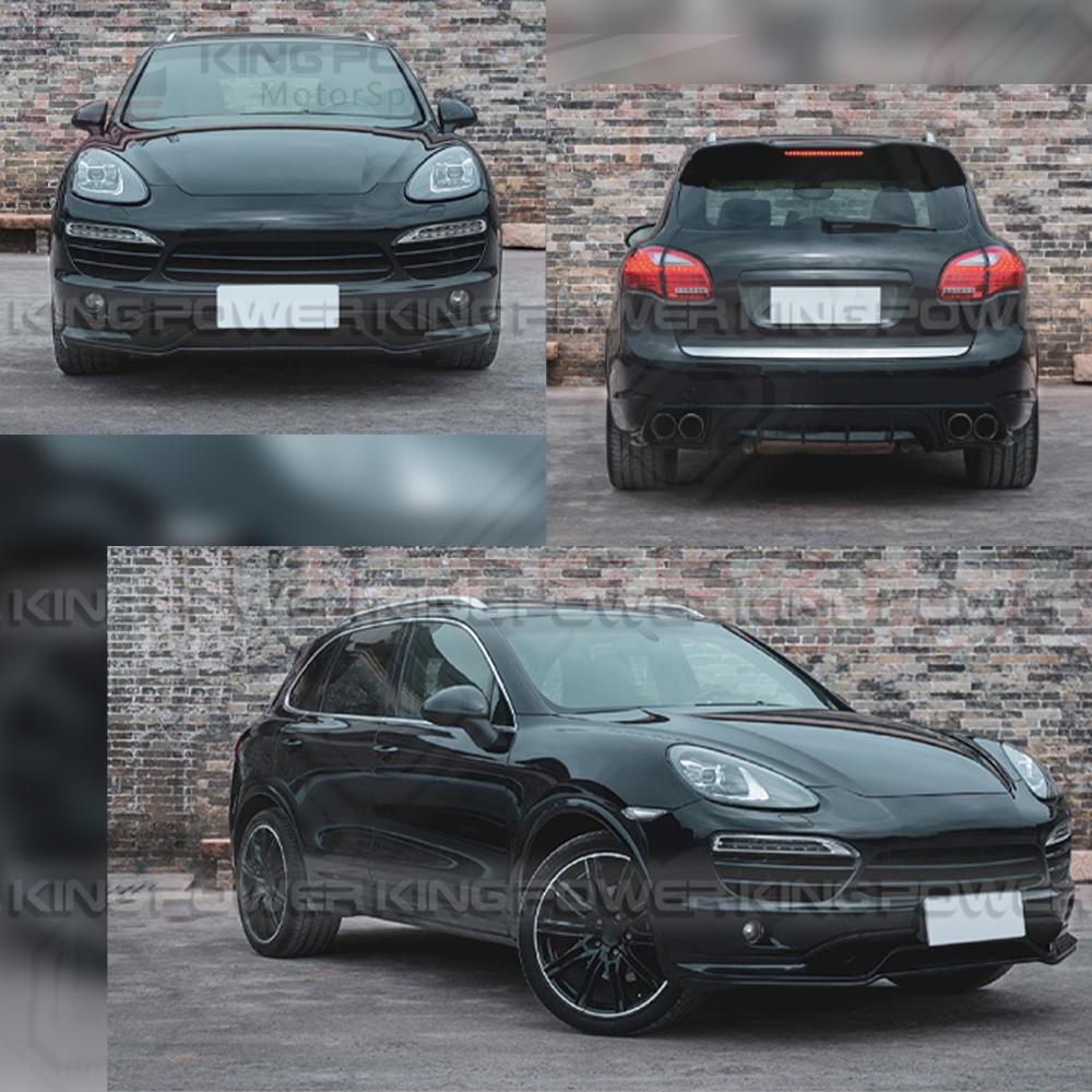 KP擎利國際 大包改裝 11-14 Porsche Cayenne KT樣式 前後下巴 專業對色烤漆安裝 實體店面