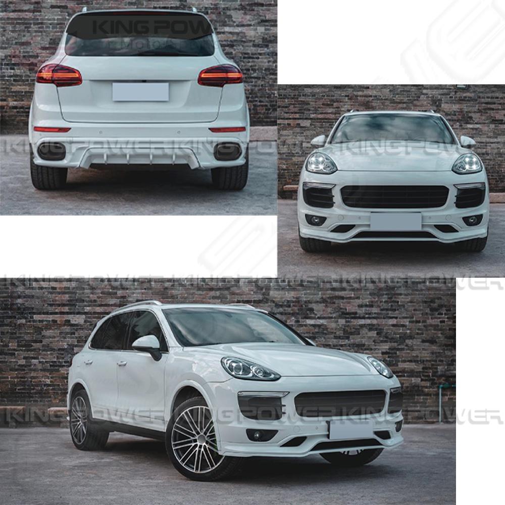 KP擎利國際 大包改裝 15-17 Porsche Cayenne 改TKT包圍 專業對色烤漆安裝 實體店面