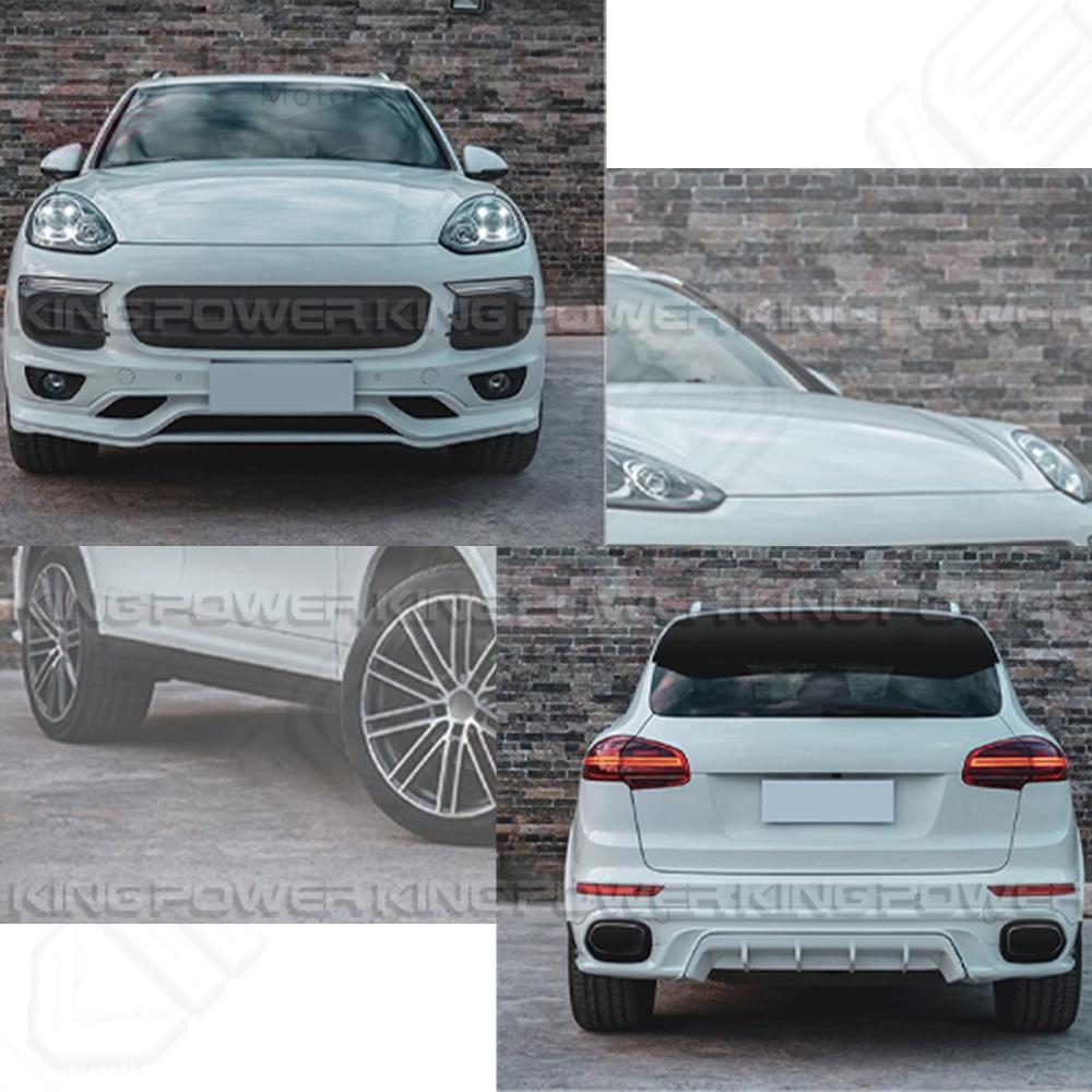 KP擎利國際 大包改裝 15-17 Porsche Cayenne 改TKT包圍 專業對色烤漆安裝 實體店面