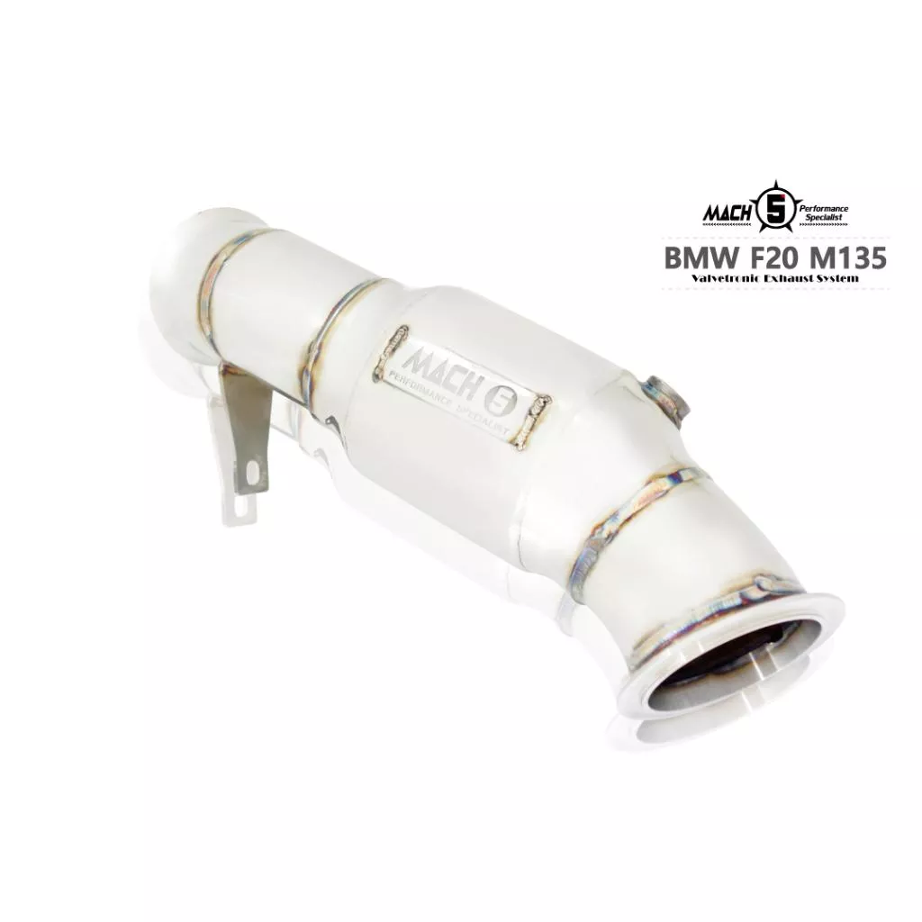 KP擎利國際 MACH5當派 F20  F21 M135 N55 3.0T 高流量帶三元催化頭段 排氣管