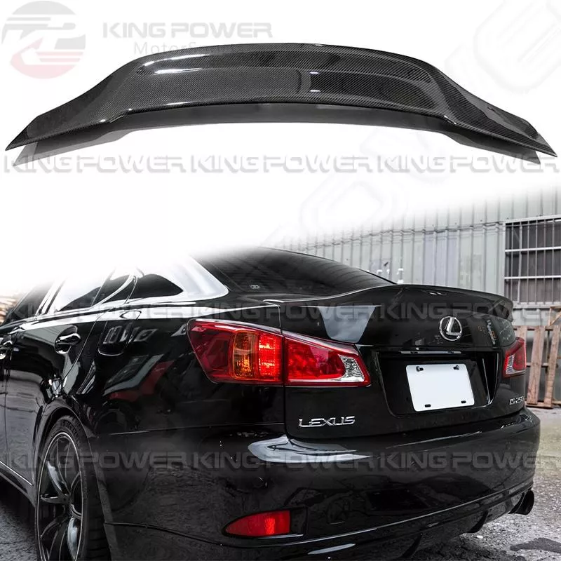 KP擎利國際 Lexus XE20 IS 250 300 350 四門專用 碳纖維R款尾翼 抽真空 濕碳