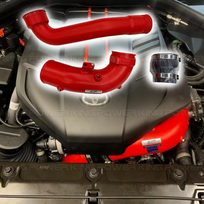 KP擎利國際 TOYOTA 牛魔王 GR SUPRA A90 FTP渦輪管 進氣渦輪管 紅色 黑色 / 高流量濾心 KP擎利國際 TOYOTA 牛魔王 GR SUPRA A90 FTP渦輪管 進氣渦輪管 紅色 黑色 / 高流量濾心
