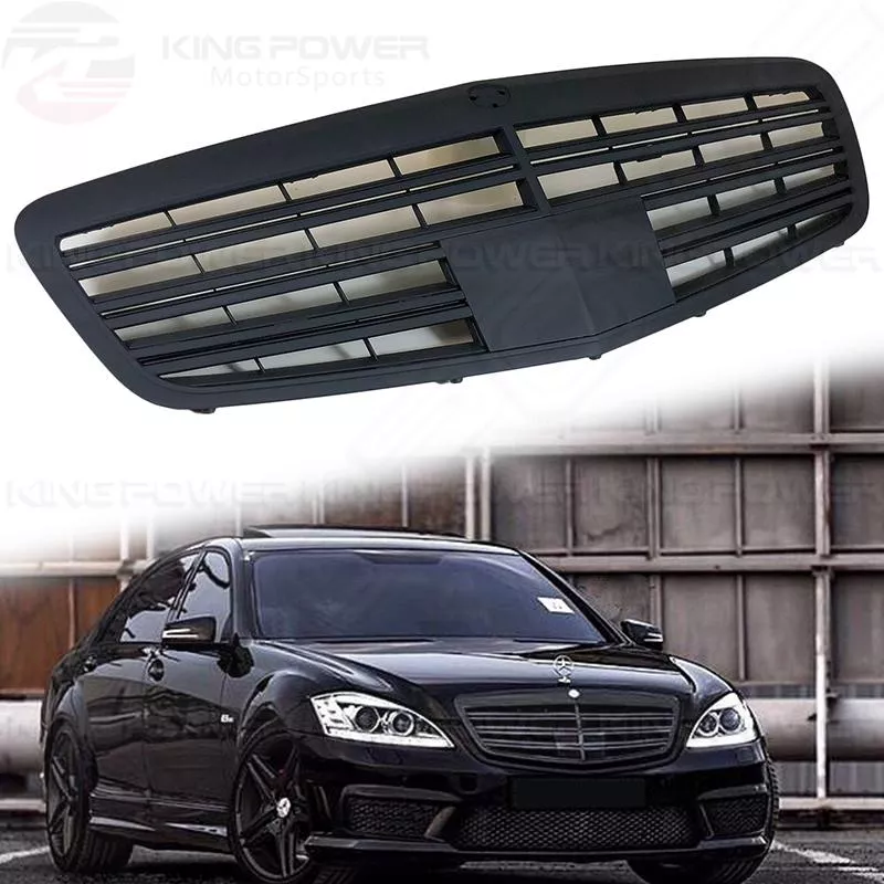 KP擎利國際 06-13後期 BENZ W221 S63 S65樣式 水箱罩 消光黑 S-Class 四門 中網 實體店 KP擎利國際 06-13後期 BENZ W221 S63 S65樣式 水箱罩 消光黑 S-Class 四門 中網 實體店