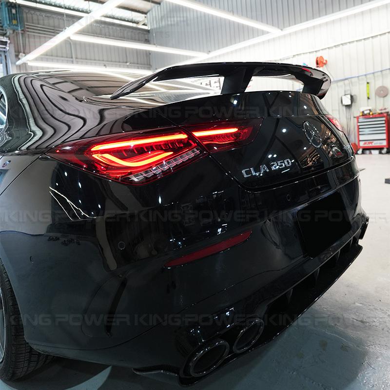 KP擎利國際 BENZ W118 C118 CLA 後期 亮黑 大尾翼 壓尾 尾翼 (需打洞) 實體店面 預約安裝