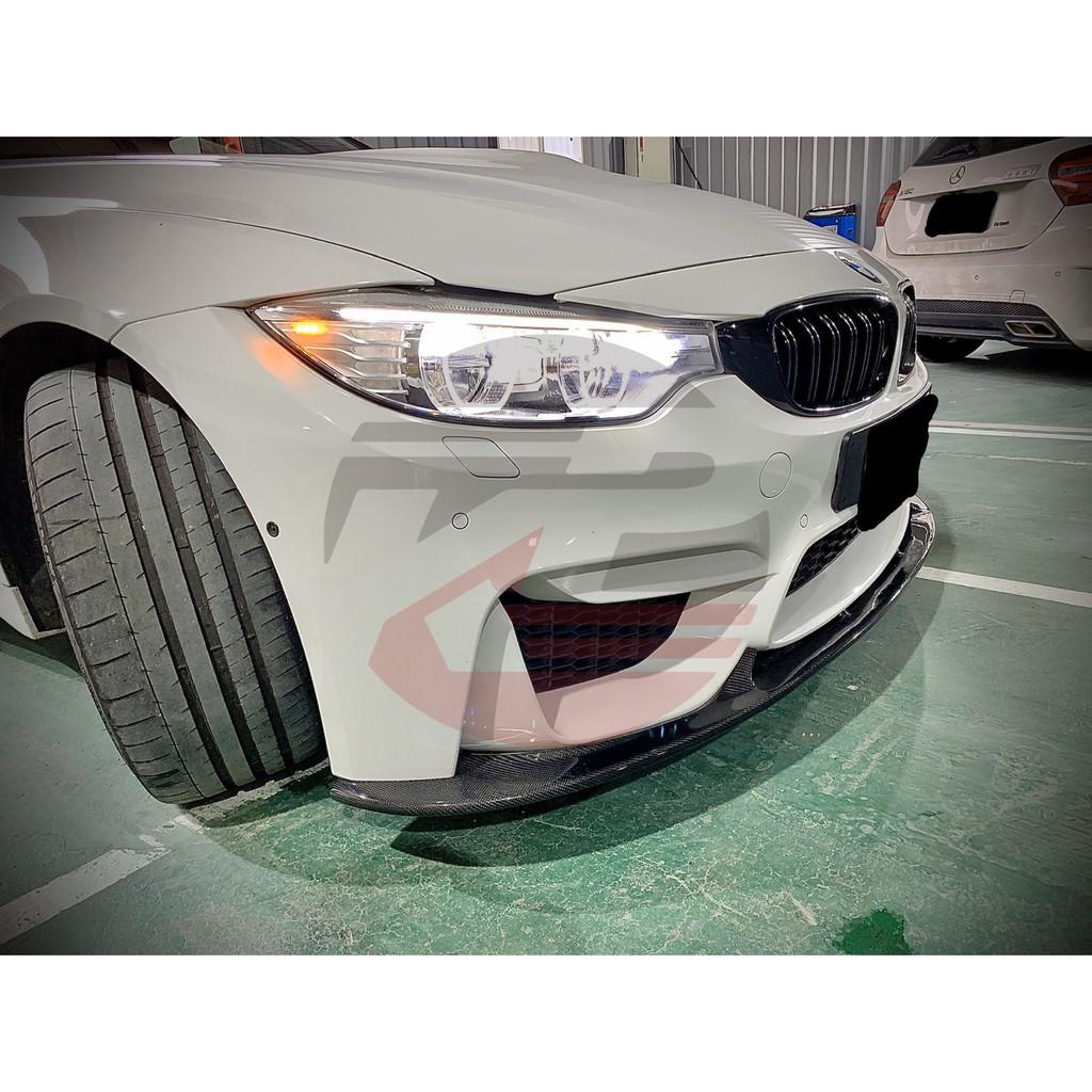 KP擎利國際 BMW F80 F82 M3 M4 碳纖維3D款前下巴(外銷熱賣商品) 實車開模 密合測試完成