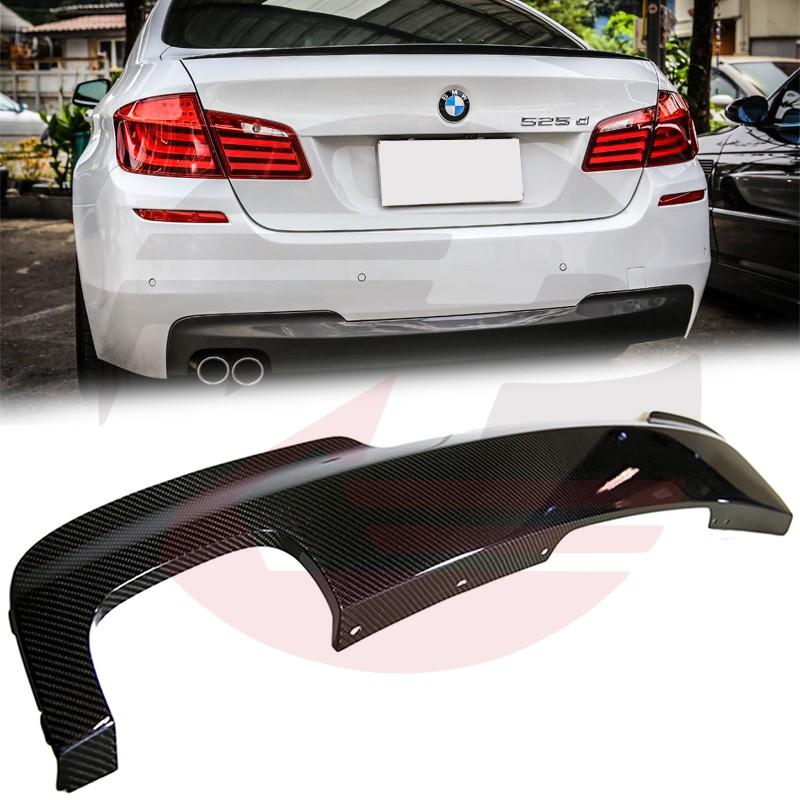 KP擎利國際 BMW F10 F11 碳纖維 後下巴 00--單邊雙出 M-Sport用 實體店面 預約安裝