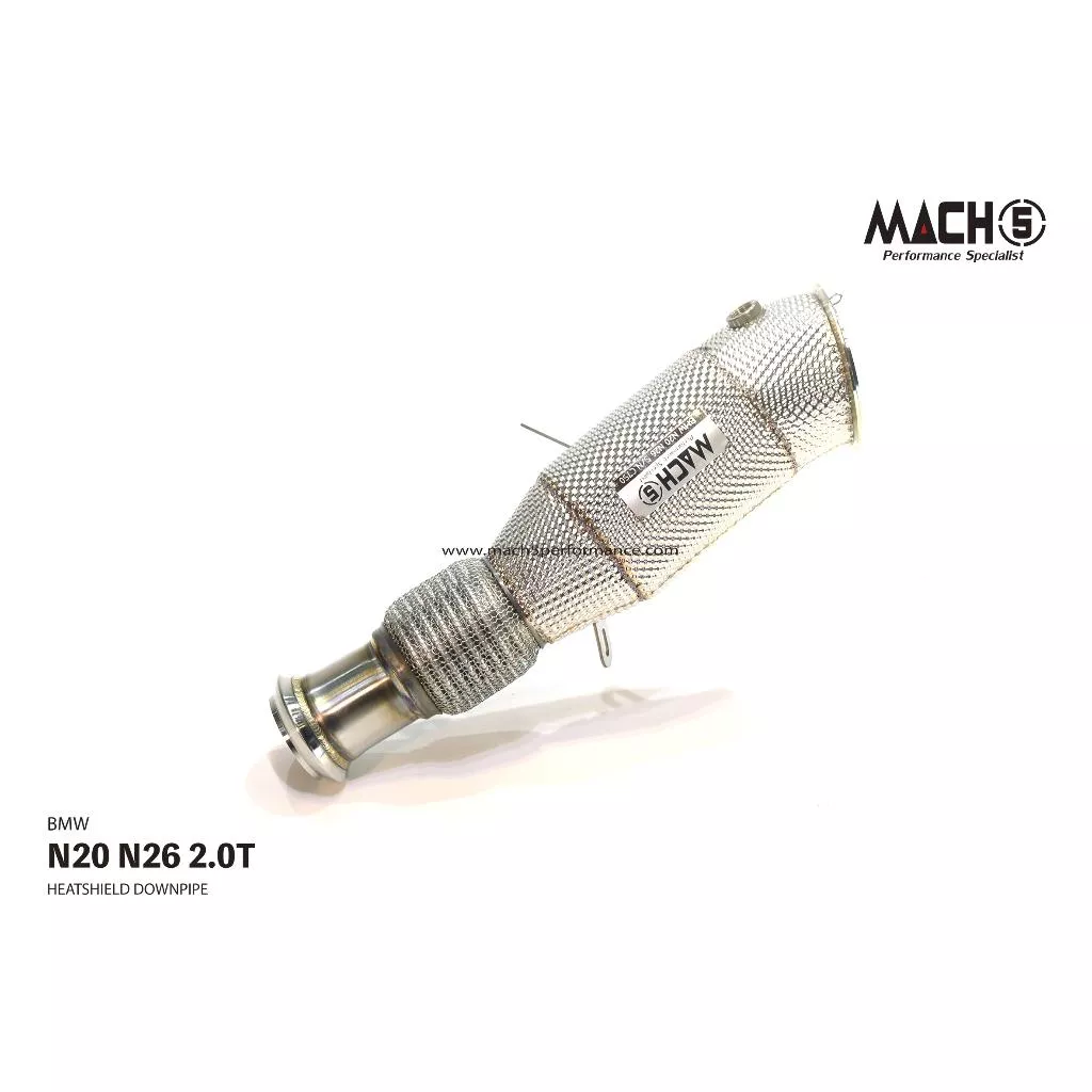 KP擎利國際 MACH5當派 BMW F30  F31 320i 328i N20 2.0T高流量帶三元催化頭段 排氣管