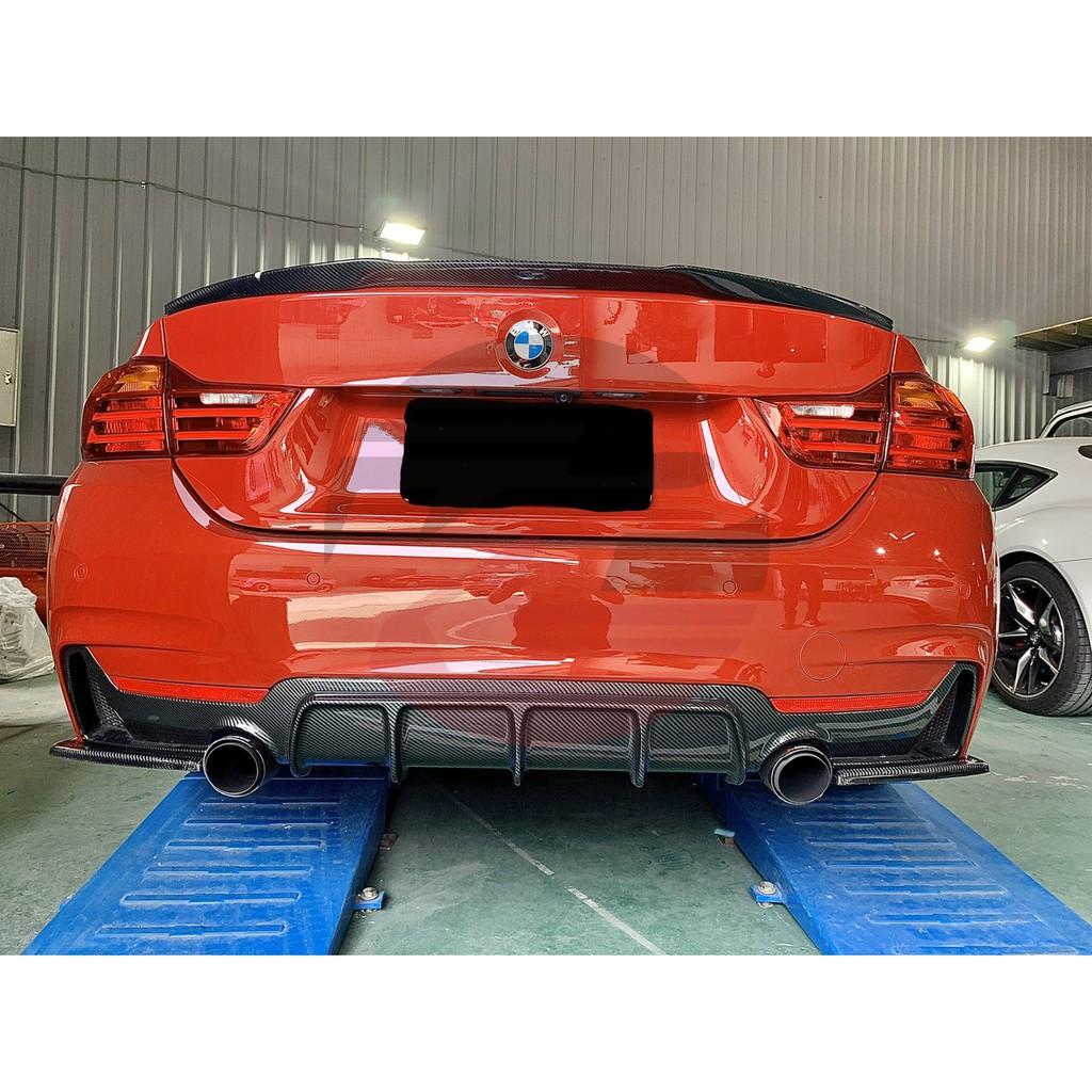 KP擎利國際 BMW F32 F33 F36 碳纖維KP款 後包角 M-Sport 後定風翼 後風刀 實體店面 預約安裝