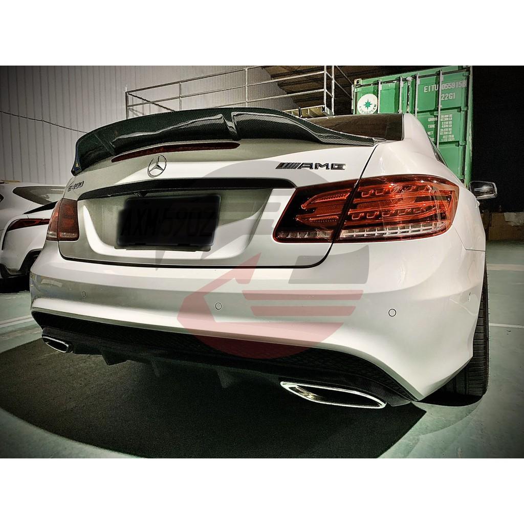 KP擎利國際 BENZ C207/A207 E-Class Coupe 雙門 E350 E400 E63碳纖維R款尾翼