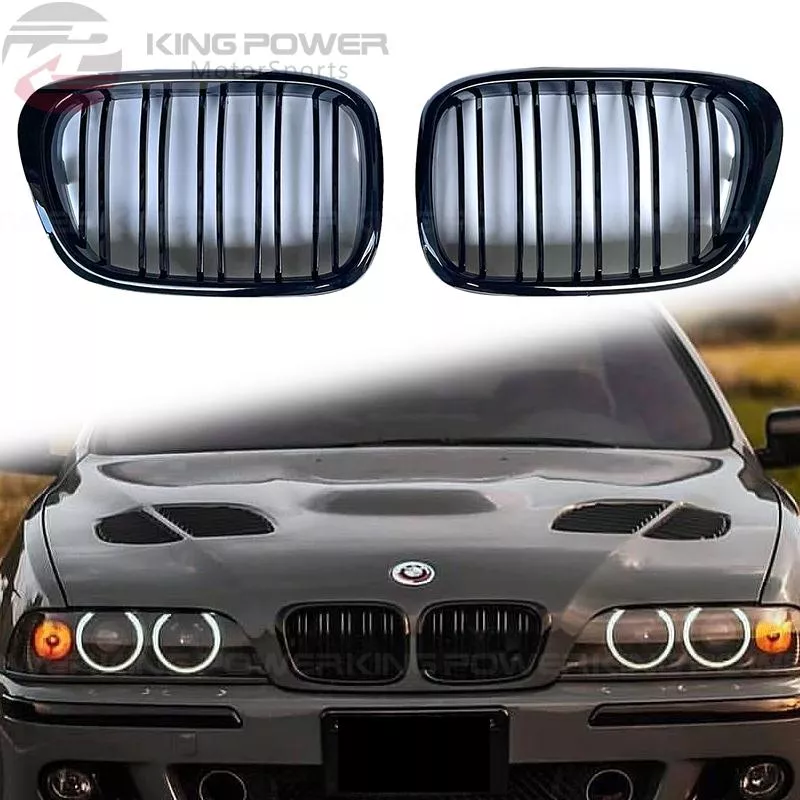 KP擎利國際BMW 1997-2003 E39 水箱罩 5系 M5 亮黑/三色 鼻頭 實體店面 預約安裝 KP擎利國際BMW 1997-2003 E39 水箱罩 5系 M5 亮黑/三色 鼻頭 實體店面 預約安裝