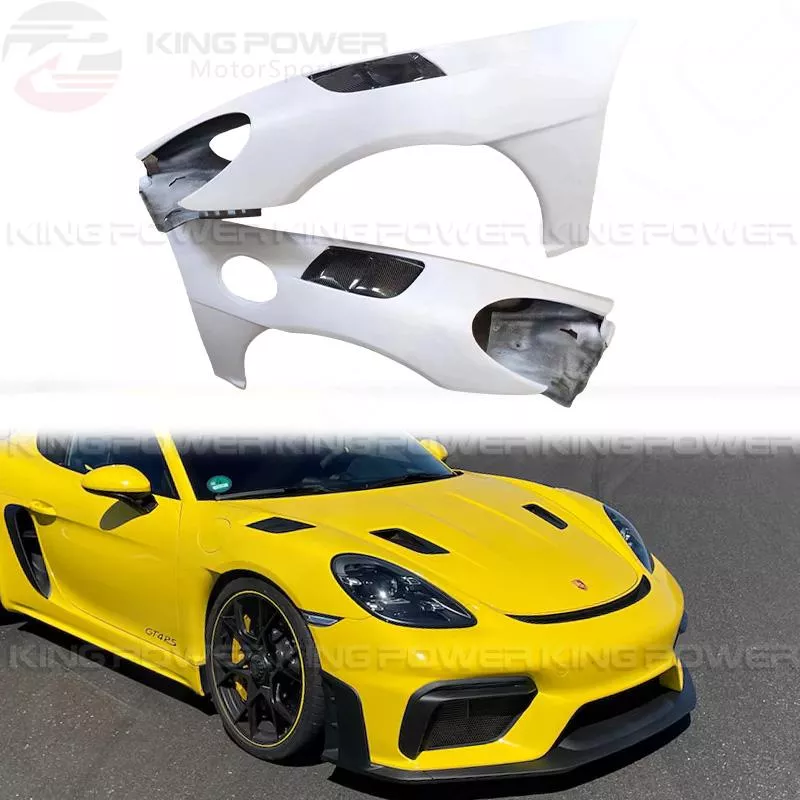 KP擎利國際 Porsche 保時捷 718 改 GT4RS 葉子板 半碳 / 湿碳 外觀套件 實體店面 KP擎利國際 Porsche 保時捷 718 改 GT4RS 葉子板 半碳 / 湿碳 外觀套件 實體店面