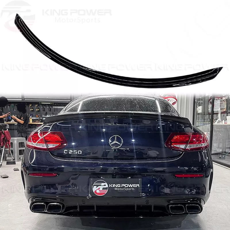 KP擎利國際 BENZ W205 C205 C63ED1款 雙門專用 亮黑 小尾翼 鴨尾 實體店面 KP擎利國際 BENZ W205 C205 C63ED1款 雙門專用 亮黑 小尾翼 鴨尾 實體店面