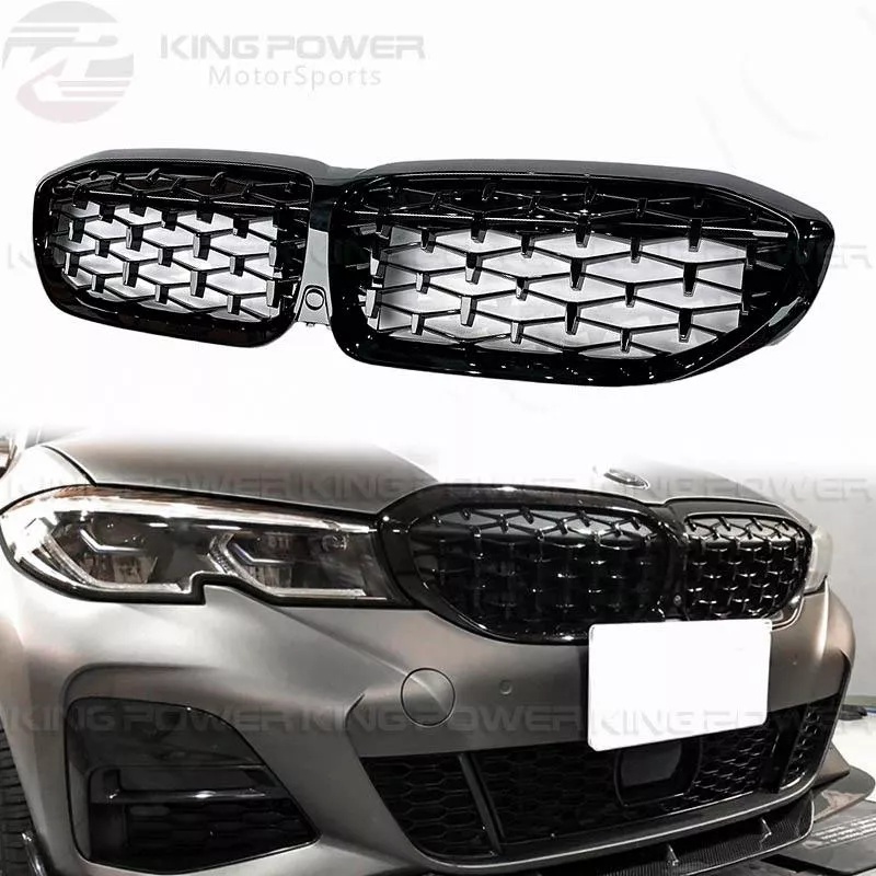 KP擎利國際 BMW G20 G21 前期 3系 滿天星 鼻頭 水箱罩 黑框銀點/全亮黑 實體店面 預約安裝 KP擎利國際 BMW G20 G21 前期 3系 滿天星 鼻頭 水箱罩 黑框銀點/全亮黑 實體店面 預約安裝