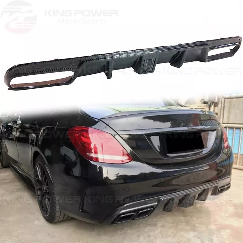 KP擎利國際 BENZ W205 C63 碳纖維 F款 後下巴 後擾流 實體店面 預約安裝 KP擎利國際 BENZ W205 C63 碳纖維 F款 後下巴 後擾流 實體店面 預約安裝