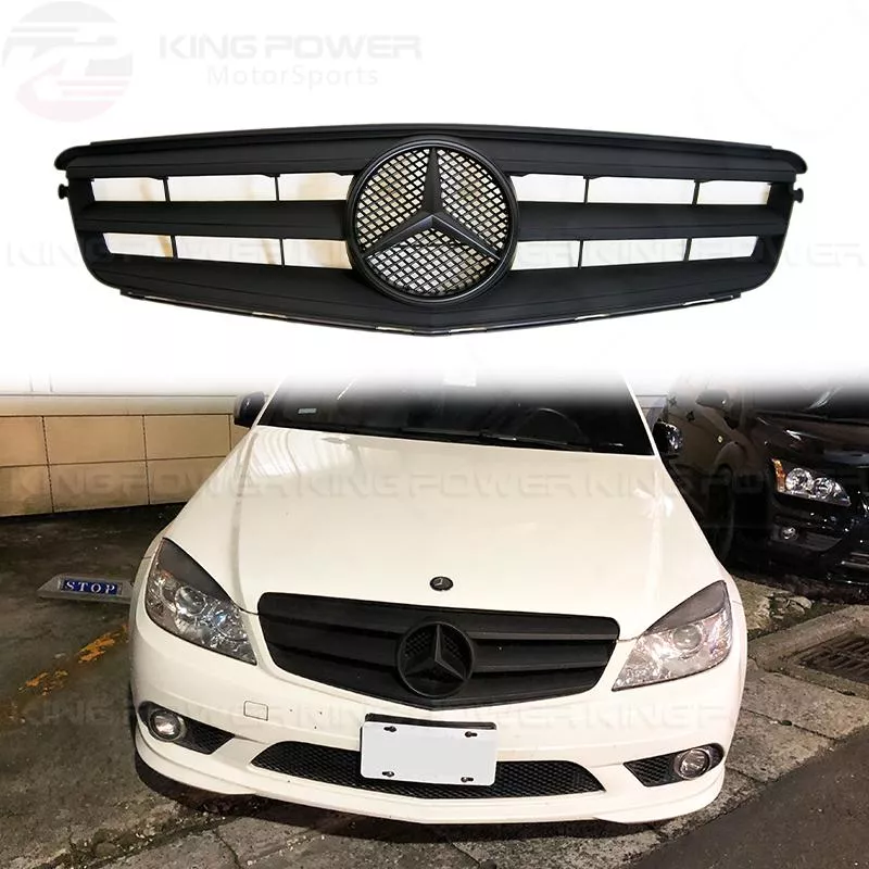 KP擎利國際 BENZ 08-14 前後期通用 W204 三線款 水箱罩 C-Class 四門/雙門 中網 實體店面 KP擎利國際 BENZ 08-14 前後期通用 W204 三線款 水箱罩 C-Class 四門/雙門 中網 實體店面
