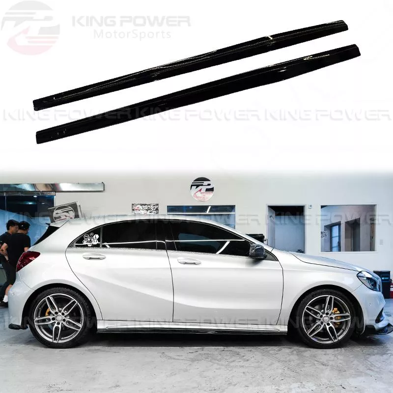 KP擎利國際 Benz 12-17 W176 W117 亮黑 側裙 A Class A180 A200 A250 實體店面 KP擎利國際 Benz 12-17 W176 W117 亮黑 側裙 A Class A180 A200 A250 實體店面