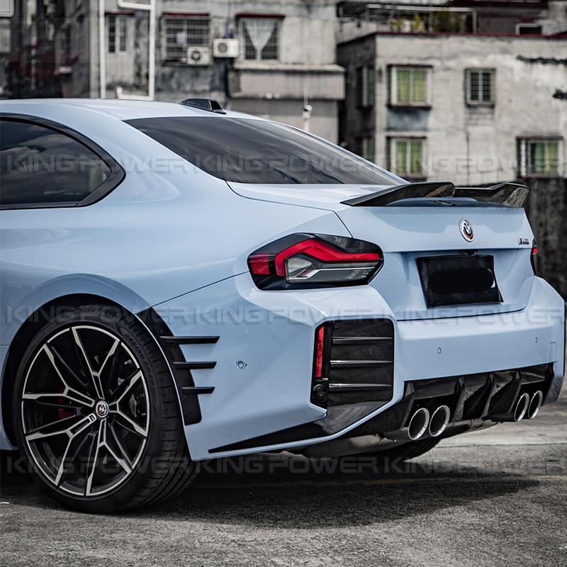 KP擎利國際 BMW G87 M2 MP款 乾碳 後輪眉 飾品 飾條 後風刀 實體店面