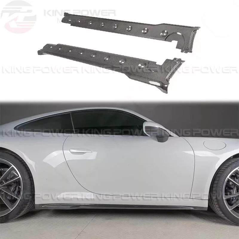 KP擎利國際 Porsche 保時捷 992 911 SD款 乾碳 側裙 雙門專用 實體店面 KP擎利國際 Porsche 保時捷 992 911 SD款 乾碳 側裙 雙門專用 實體店面