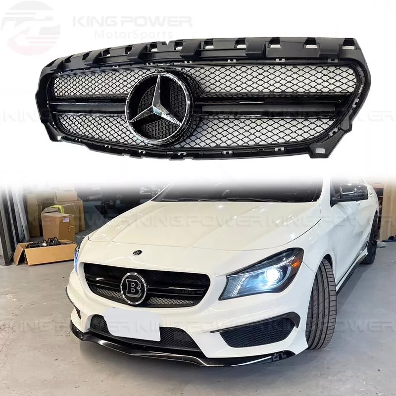 KP擎利國際 BENZ 13-16 W117 CLA45樣式 二線款 水箱罩 中網 水箱護網 實體店面 預約安裝 KP擎利國際 BENZ 13-16 W117 CLA45樣式 二線款 水箱罩 中網 水箱護網 實體店面 預約安裝