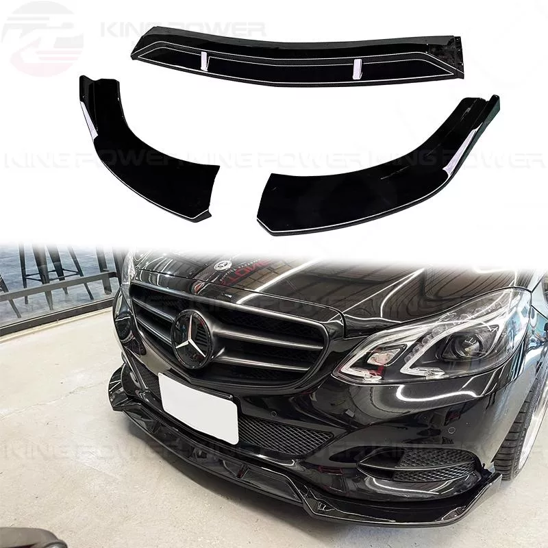 KP擎利國際 BENZ 14-16後期 W212 S212 三件式 前下巴 亮黑B款 前唇 標準車型用 實體店面 KP擎利國際 BENZ 14-16後期 W212 S212 三件式 前下巴 亮黑B款 前唇 標準車型用 實體店面