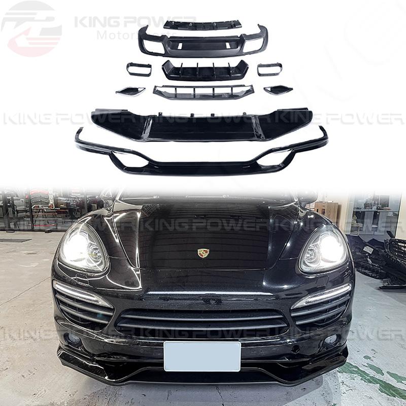 KP擎利國際 大包改裝 11-14 Porsche Cayenne KT樣式 前後下巴 專業對色烤漆安裝 實體店面