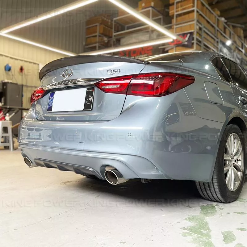 KP擎利國際 14-24 INFINITI Q50 V37 碳纖維 北美款尾翼 乾碳 濕碳 小鴨尾 鴨尾 實體店面 KP擎利國際 14-24 INFINITI Q50 V37 碳纖維 北美款尾翼 乾碳 濕碳 小鴨尾 鴨尾 實體店面