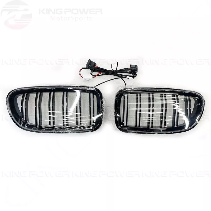 KP擎利國際 BMW F10 F11 發光水箱罩 發光鼻頭 雙槓 亮黑 實體店面 預約安裝 KP擎利國際 BMW F10 F11 發光水箱罩 發光鼻頭 雙槓 亮黑 實體店面 預約安裝