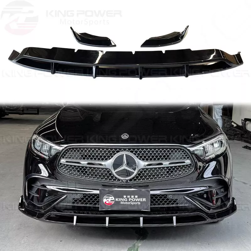 KP擎利國際 23+ BENZ X254 GLC A款 三件式 亮黑 前下巴 AMG車用 前擾流 下巴 預約安裝 KP擎利國際 23+ BENZ X254 GLC A款 三件式 亮黑 前下巴 AMG車用 前擾流 下巴 預約安裝