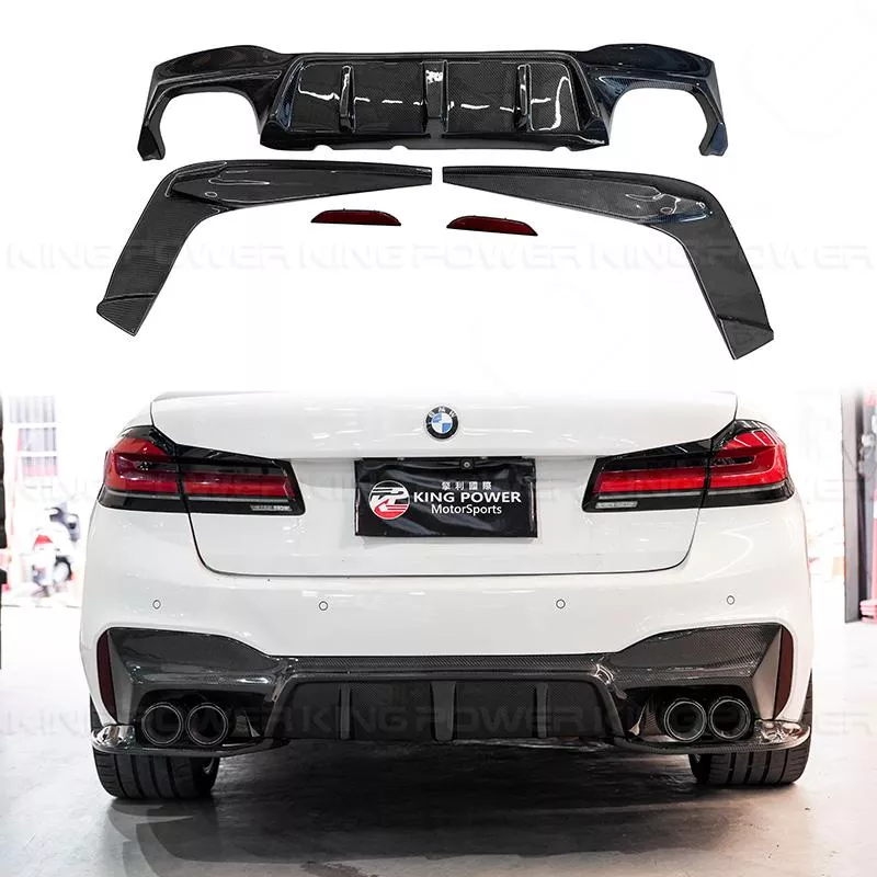KP擎利國際 BMW G30 G31 3D款碳纖維 後下巴+包角 三件式 後下擾流 M-sport用 預約安裝 KP擎利國際 BMW G30 G31 3D款碳纖維 後下巴+包角 三件式 後下擾流 M-sport用 預約安裝