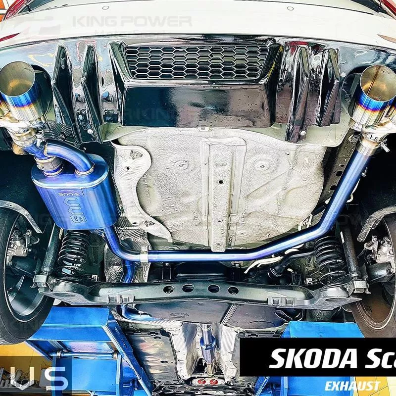 KP擎利國際 SKODA Scala 1.5T VVS排氣管 鈦合金電子閥門中尾段 實體店面 預約安裝 KP擎利國際 SKODA Scala 1.5T VVS排氣管 鈦合金電子閥門中尾段 實體店面 預約安裝