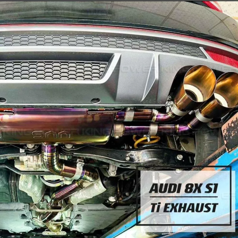KP擎利國際 奧迪AUDI S1(8X) VVS排氣管 鈦合金電子閥門中尾段 實體店面 預約安裝 KP擎利國際 奧迪AUDI S1(8X) VVS排氣管 鈦合金電子閥門中尾段 實體店面 預約安裝