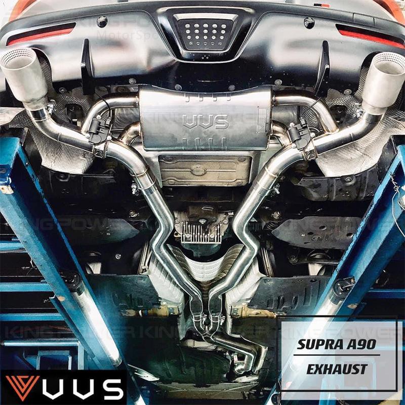 KP擎利國際 GR Supra 3.0T VVS排氣管 不鏽鋼電子閥門中尾段 實體店面 預約安裝