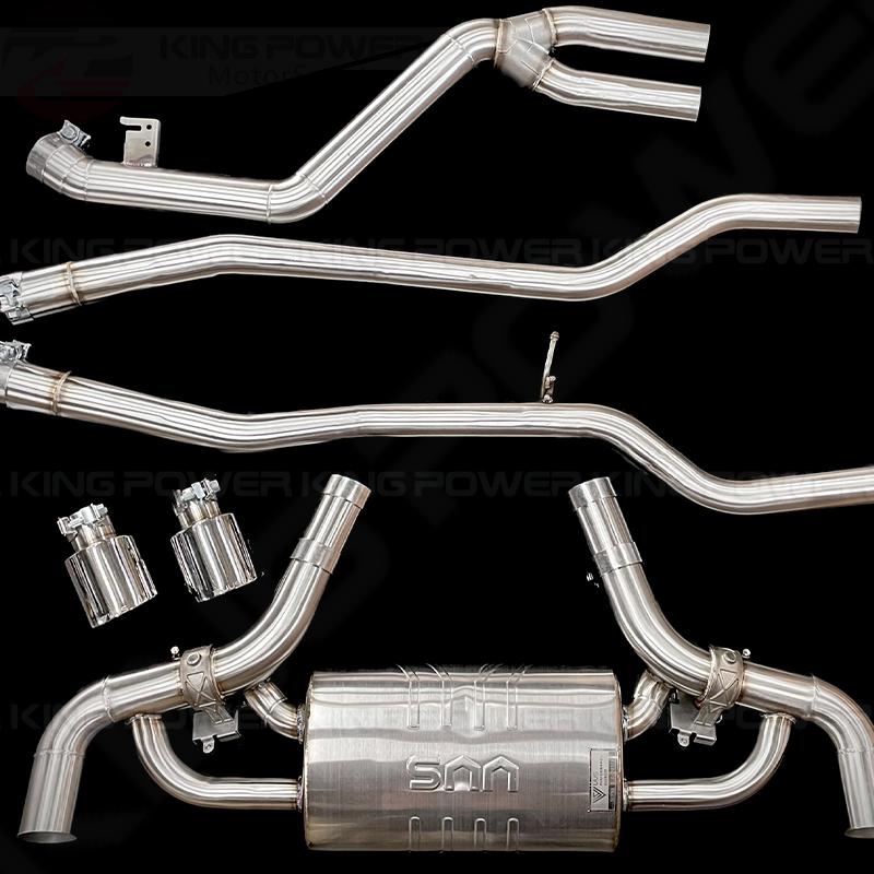 KP擎利國際 GR Supra 3.0T VVS排氣管 不鏽鋼電子閥門中尾段 實體店面 預約安裝