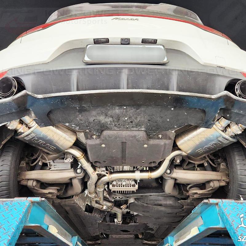 KP擎利國際 PORCHE NEW Macan 2.0T VVS排氣管 不鏽鋼電子閥門中尾段 實體店面 預約安裝