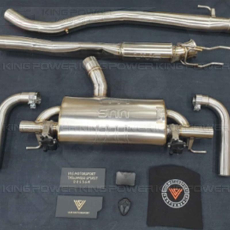 KP擎利國際 BENZ C118 CLA 45S VVS排氣管 不鏽鋼電子閥門中尾段 實體店面 預約安裝