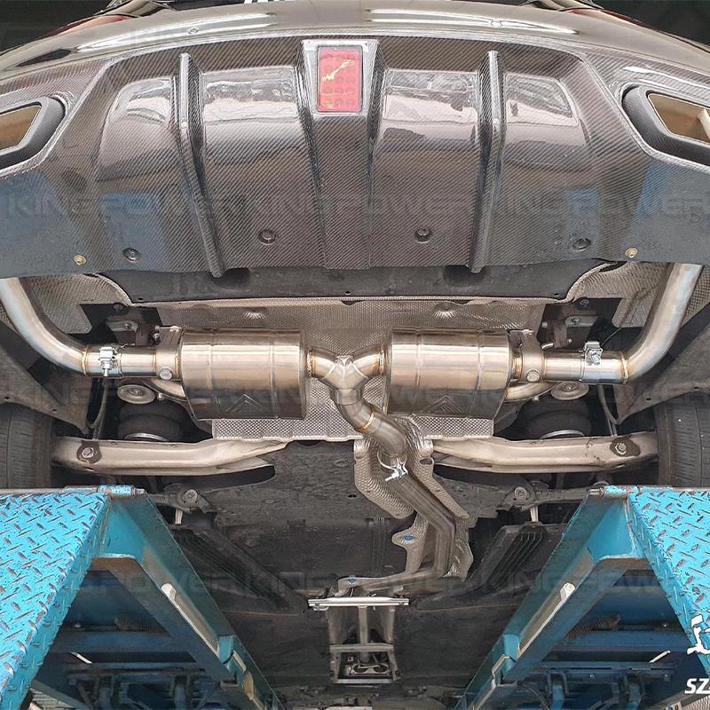 KP擎利國際 BENZ C117 VVS排氣管 不鏽鋼電子閥門中尾段 實體店面 預約安裝