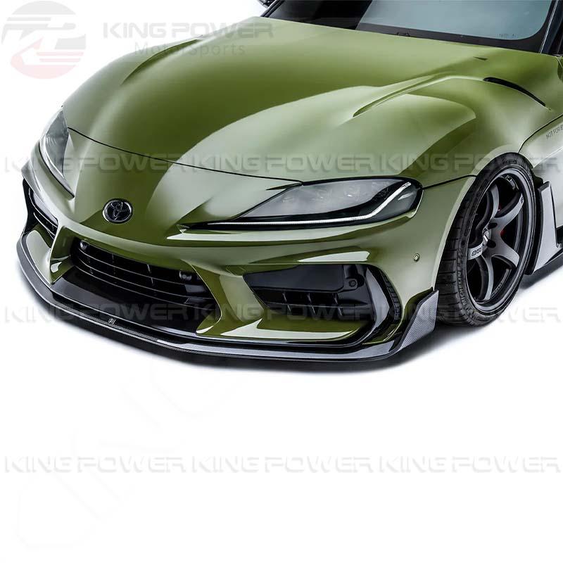 KP擎利國際 A90 Supra 正品Adro V1前保桿+濕碳纖維前下巴 素材含烤漆安裝 歡迎聊聊