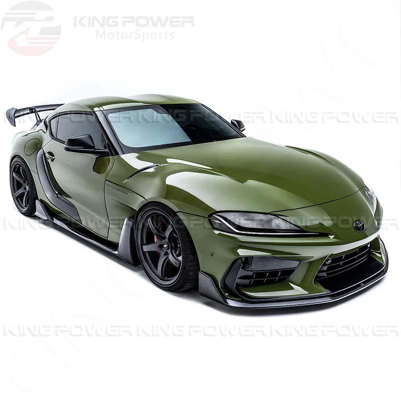 KP擎利國際 A90 Supra 正品Adro V1前保桿+濕碳纖維前下巴 素材含烤漆安裝 歡迎聊聊
