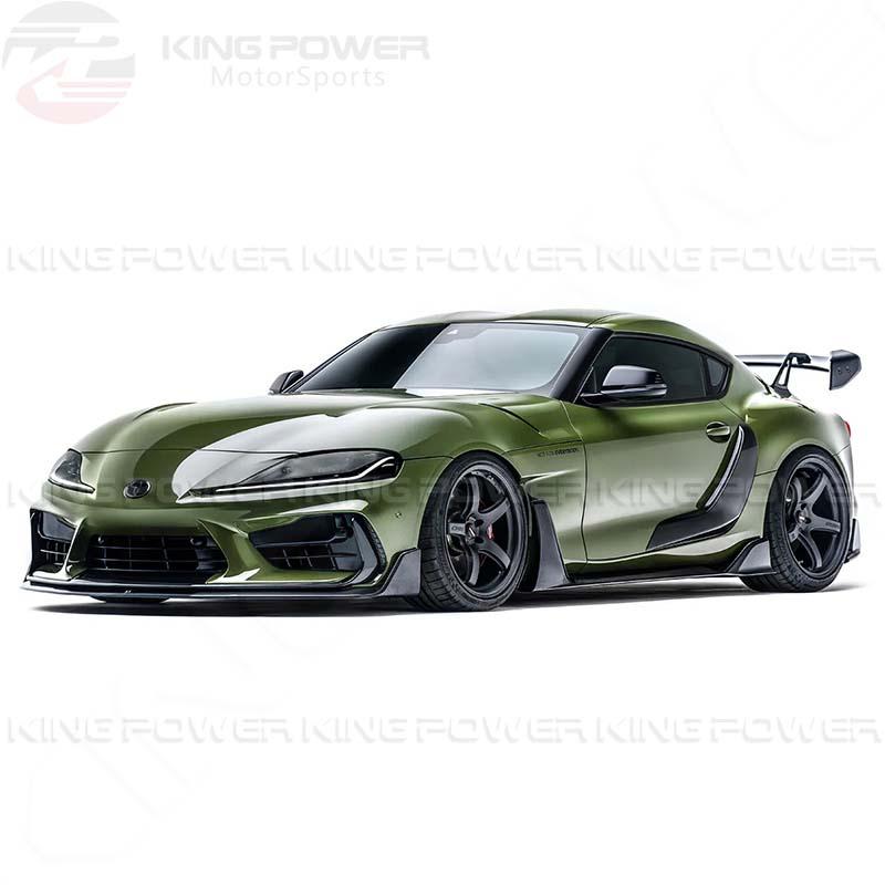KP擎利國際 A90 Supra 正品Adro V1前保桿+濕碳纖維前下巴 素材含烤漆安裝 歡迎聊聊