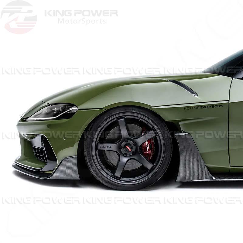 KP擎利國際 A90 Supra 正品Adro V1前保桿+濕碳纖維前下巴 素材含烤漆安裝 歡迎聊聊
