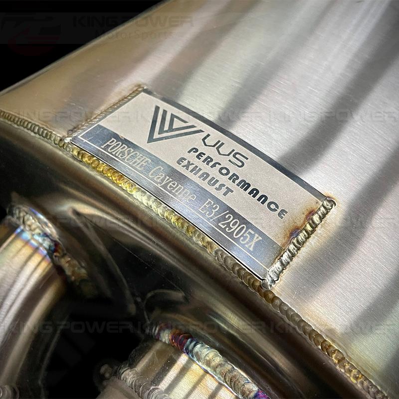 KP擎利國際 Cayenne (E3) 3.0T VVS排氣管不鏽鋼電子閥門中尾段 實體店面 預約安裝