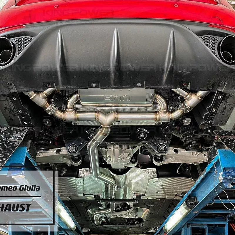 KP擎利國際 ALFA ROMEO Giulia 2.0T VVS排氣管 不鏽鋼電子閥門中尾段 實體店面 預約安裝 KP擎利國際 ALFA ROMEO Giulia 2.0T VVS排氣管 不鏽鋼電子閥門中尾段 實體店面 預約安裝