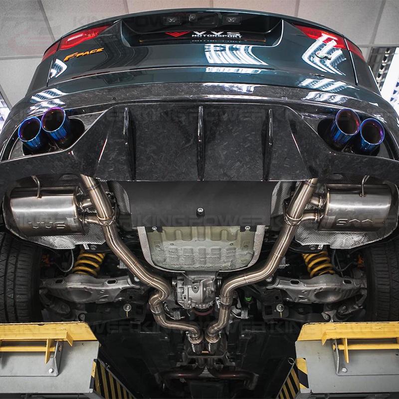 KP擎利國際 Jaguar F Pace 3.0Supercharged VVS排氣管 不鏽鋼電子閥門中尾段 實體店面 預約安裝