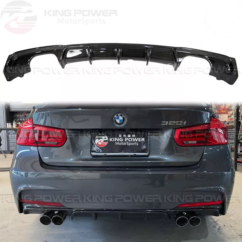 KP擎利國際 BMW F30 F31 碳纖維 P款 後擾流 雙邊雙出 320i 328i M-Sport專用 KP擎利國際 BMW F30 F31 碳纖維 P款 後擾流 雙邊雙出 320i 328i M-Sport專用