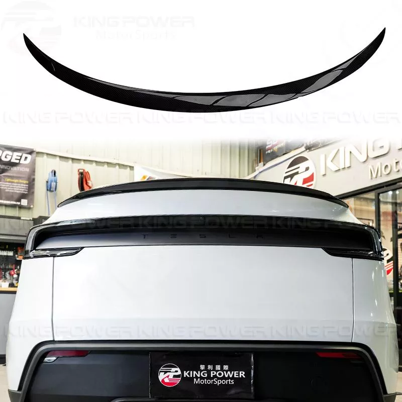 KP擎利國際 2025 特斯拉 Tesla Model Y 乾式碳纖維 尾翼 碳纖維鴨尾 KP擎利國際 2025 特斯拉 Tesla Model Y 乾式碳纖維 尾翼 碳纖維鴨尾