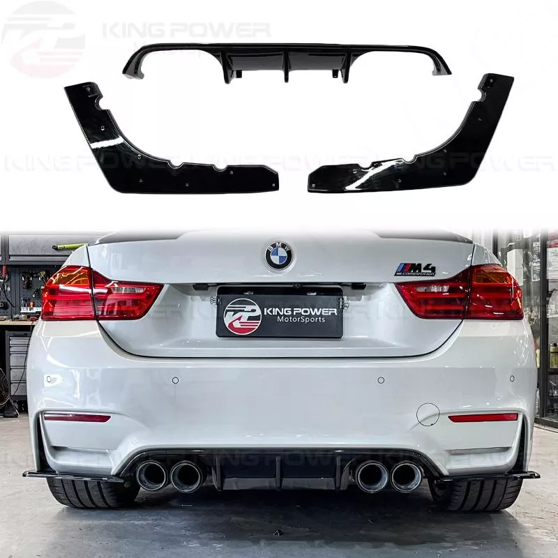 KP擎利國際 BMW F80 F82 M3 M4 亮黑 MP款 三件式後下巴+包角 後擾流含定風翼 KP擎利國際 BMW F80 F82 M3 M4 亮黑 MP款 三件式後下巴+包角 後擾流含定風翼
