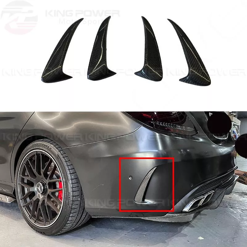 KP擎利國際 BENZ 賓士 C級 W205 四門碳纖維後保桿風刀 實體店面 預約安裝 KP擎利國際 BENZ 賓士 C級 W205 四門碳纖維後保桿風刀 實體店面 預約安裝