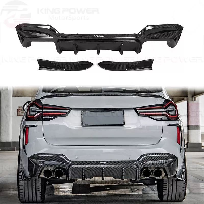 KP擎利國際 寶馬 BMW F97 X3M SQ乾碳 碳纖維 後下巴 三件式 後擾流 後唇 KP擎利國際 寶馬 BMW F97 X3M SQ乾碳 碳纖維 後下巴 三件式 後擾流 後唇